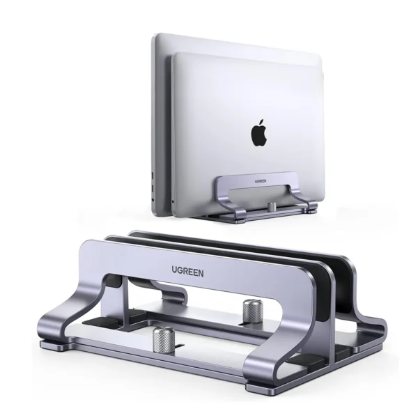 UGREEN-60643-2-Slot-Vertical-Laptop-Stand-Holder-Desk-Aluminum-Stand-600x600