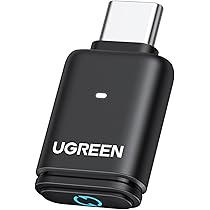 UGREEN 45008 USB-C Bluetooth 5.3 Audio Transmitter Adapter for PS5 PC and Nintendo Switch